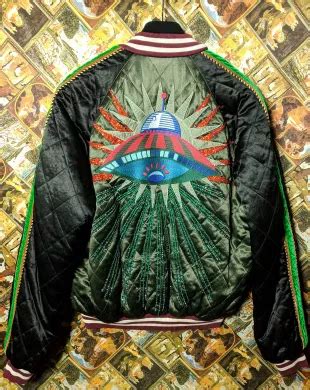 gucci ufo embellished bomber jacket|Gucci Livermore Outlet.